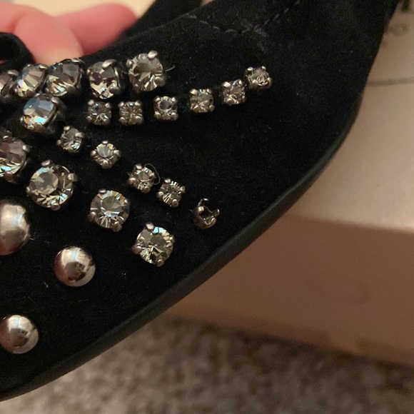 Prada ballerina rhinestone flats size 38/8 - Picture 4 of 9